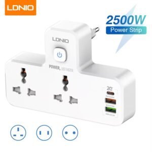 Nouvelle multiprise 2 ports 1PD 1QC3.0 1USB